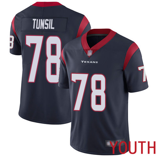 Houston Texans Limited Navy Blue Youth Laremy Tunsil Home Jersey NFL Football #78 Vapor Untouchable